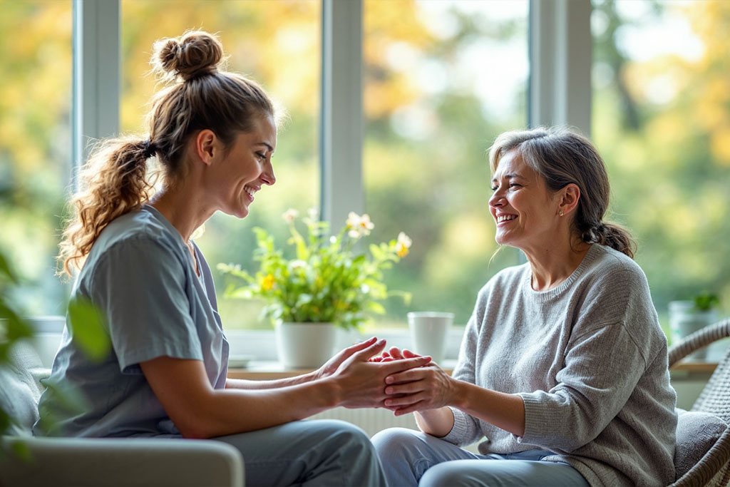Man recovering, dual diagnosis care